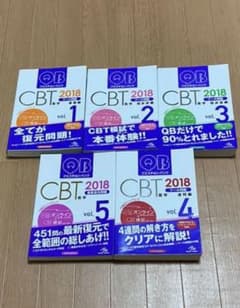 【週末特別セール】クエスチョン・バンクCBT最新復元問題 2018vol.1-5のサムネイル