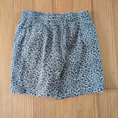 HALHAM レオパード柄 ショートパンツ Lのサムネイル