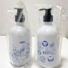 [신품] BTS BT21 비누 디스펜서 샴푸 병 목욕 용품