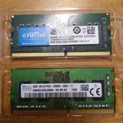 ノートPC用メモリCrucial 8GB他のサムネイル