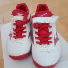 MIZUNO 野球 トレーニングシューズ 白/赤　20.0cmのサムネイル