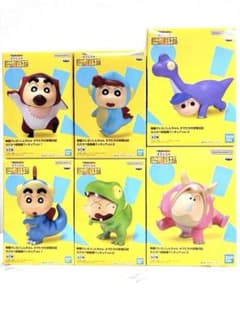 映画クレヨンしんちゃん オラたちの恐竜日記 カスカベ防衛隊 ６体セット 未開封品