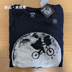 ユニクロ　E.T. グラフィック Tシャツ ネイビー　Sサイズのサムネイル