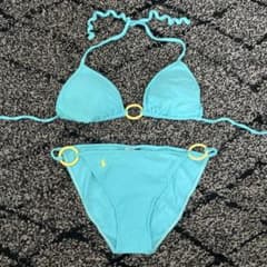 Ralph Lauren ラルフローレン 水着 セパレート 水色 - メルカリ