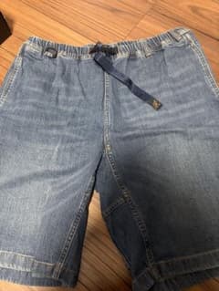 Gramicci デニム ショートパンツ ウェビングベルトのサムネイル