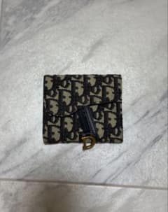 o*)様 dior ディオール 三つ折り財布 サドル ロータスウォレット オブリのサムネイル
