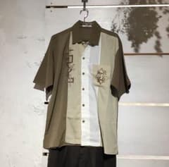 期間限定値下げ‼️総柄レトロオーバーシャツ(古着)のサムネイル