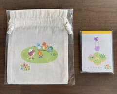 ぽこあポケモン　コットン巾着＆クロス巻きメモ帳のサムネイル