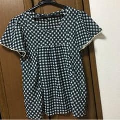 【美品】ギンガムチェックのトップスのサムネイル