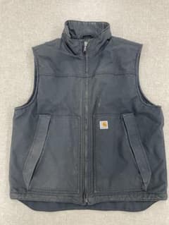 Carhartt ダックベスト ブラック XL キルティング 雰囲気系 ワーク 