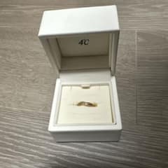 【箱付き/美品】4℃ ゴールドカラー 指輪 ピンキーリングのサムネイル