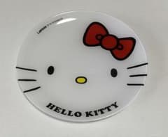 ハローキティ　ガラス　プレート　スイレン ハローキティ ガラス プレート スイレン