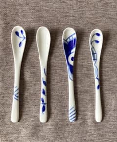 ロイヤルコペンハーゲン スプーン 4本セット ブルーフルーテッドメガ