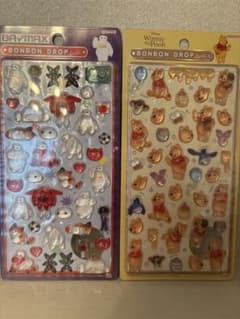 ベイマックス・プーさんボンボンドロップシール　【正規品】のサムネイル