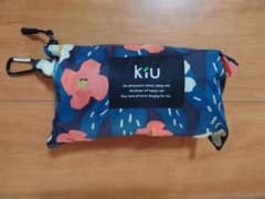 KiU レインポンチョ花柄 Cactus 収納袋付きのサムネイル