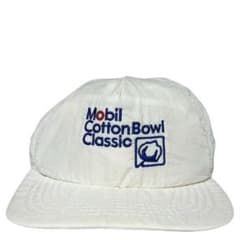 [Defective Item] 80s-90s USA-made Mobil College Football Cap