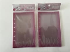 〖赤字〗　クーリア　はってはがせる とうめいシールシート　ピンク　8枚入り×2のサムネイル