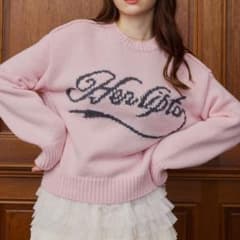Herlipto Loved one Logo Jacquard Knit Mのサムネイル