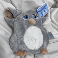 ファービー　レトロファービー　Mサイズ　ぬいぐるみ　グレー