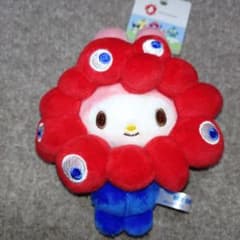 【新品お顔厳選】サンリオミャクミャクマイメロ　ノーマル、ブラックカラビナ 新品お顔厳選！】サンリオミャクミャク ノーマル カラビナ マイメロ