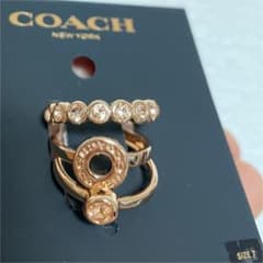 Coach セット　リング　未使用　ゴールドリングのサムネイル