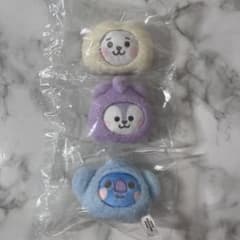 BT21 봉제 인형 헤어 클립 가챠 가챠 RJ 코야 맨