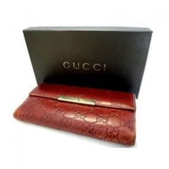 値引き交渉歓迎☆GUCCI□グッチシマ長財布!!!正規品♪かっこいい！のサムネイル