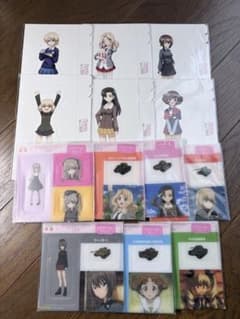 ガールズ＆パンツァー スタンドポップ クリップ セットのサムネイル