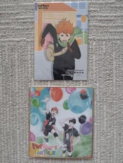一番くじ ハイキュー!! 日向翔陽 影山飛雄 ミニ色紙 2枚セット - メルカリ