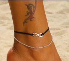 アンクレット　２連　レディース