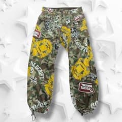 FLIP THE SCRIPT 00s 8ポケット 総柄 カモフラ カーゴパンツ - メルカリ