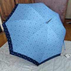 新品 CELINEセリーヌ雨傘 マカダム柄 ライトブルー 58cm 6/15まで