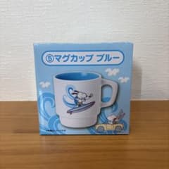 一番くじ スヌーピー マグカップ ブルー サーフィンデザインのサムネイル