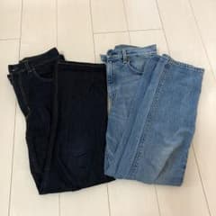 ハイウエストストレートジーンズのサムネイル