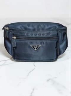 k*l様 PRADA プラダ テスートナイロン ウエストポーチ ボディバッグ 黒のサムネイル