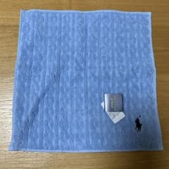 ポロ・ラルフ・ローレン タオルハンカチ ライトブルー KAZZ様専用のサムネイル