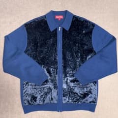 Supreme Faux Fur Zip Up Cardigan ブルー　Lのサムネイル