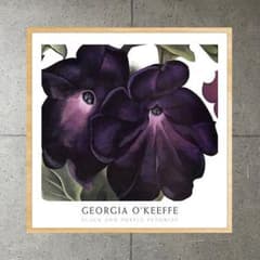 額装済/Black and Purple/ジョージア オキーフ/ポスター/アート 額装済/Black and Purple/ジョージア オキーフ/ポスター/アート - メルカリ