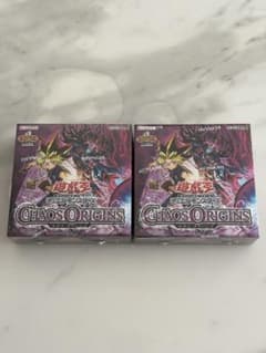 遊戯王OCG カオスオリジンズ 新品未開封 シュリンク付き 2BOX - メルカリ