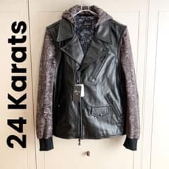 未使用品❗️ 24Karats 3way ライダースジャケット - メルカリ