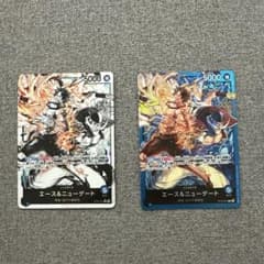 T*.様 ワンピースカード エース＆ニューゲート リーダーパラレル 2枚 