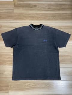 old stussy 80s 黒タグ モックネック 好配色 ネイティブ ブラックのサムネイル