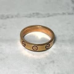 【値下げ】Cartier ミニラブリング YG 750 Au750 #46