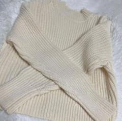 Thumbnail of 美品 ユニクロ 白 ニット Lサイズ レディース 冬 UNIQLO ホワイト