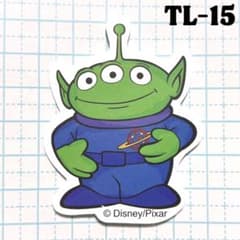 «TL-15» Disney 리틀 그린맨 방수 가공 스티커 씰