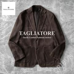 TAGLIATORE ラムスエードレザー 2Bテーラードジャケット LEON TAGLIATORE ラムスエードレザー 2Bテーラードジャケット LEON - メルカリ