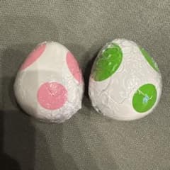 スーパーマリオ ヨッシーめじるしアクセサリー 2個セット ピンク 緑のサムネイル