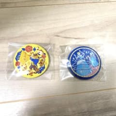 完売！大人気【ディズニー刺繍バッジ】バッジ2個セット(美女と野獣