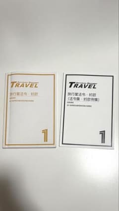 旅行業務取扱管理者試験 旅行業法令・約款 2冊セットのサムネイル