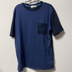 Golden Bear ボーダー 半袖Tシャツ ネイビー LLのサムネイル